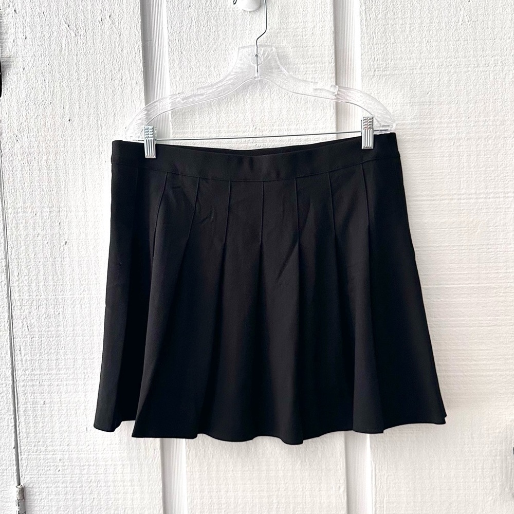 Black Pleated Skirt